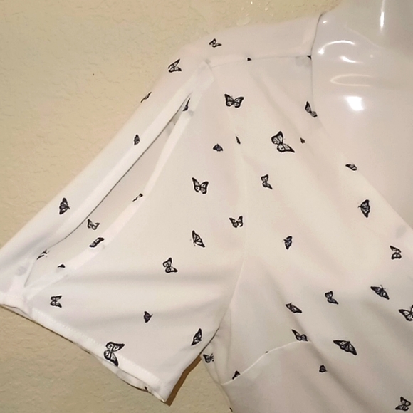 Dynamite Wrap Maxi 🦋 Tunic Tunique Top - Picture 5 of 12